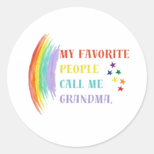 Adesivo As Minhas Pessoas Favoritas Chamam-Me Vovô Sticker