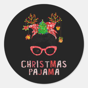 Adesivo As Mulheres Mensageiros Este É O Meu Natal Pajama