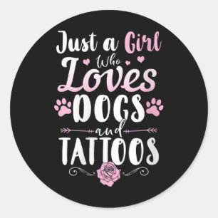 Adesivo As Mulheres Só Adoram Cachorros E Cachorros De Tat
