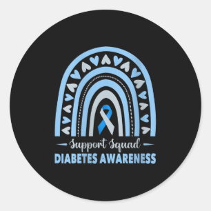 Adesivo As Mulheres Suportam Sensibilização para Diabetes