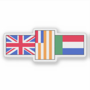 Adesivo As pequenas bandeiras da bandeira da África do Sul