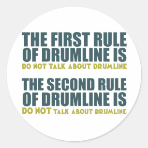 Adesivo As Regras da Linha de Drumline