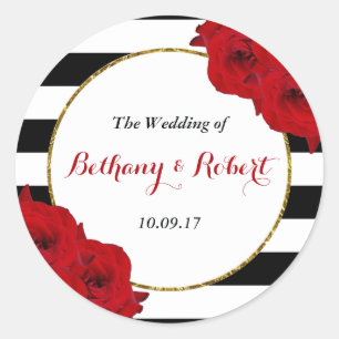 Adesivo As rosas vermelhas Luxe modernas chiques da