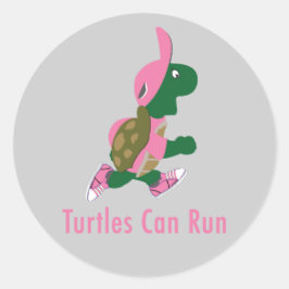 Adesivo As Tartarugas Podem Correr