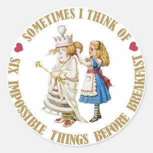 ADESIVO ÀS VEZES PENSO EM SEIS COISAS IMPOSSÍVEIS ANTES