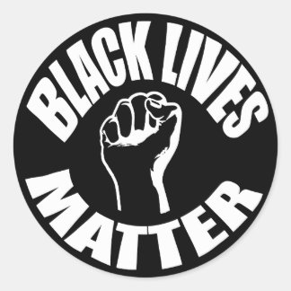 ADESIVO "AS VIDAS NEGRAS SÃO IMPORTANTES"