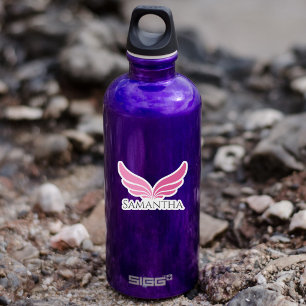 Adesivo Asas cor-de-rosa fofas femininas Aviação 