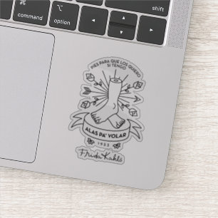 Adesivo Asas de Frida Kahlo   a voar