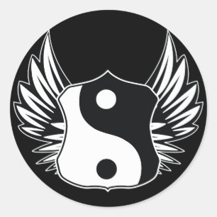Adesivo Asas de Ying Yang