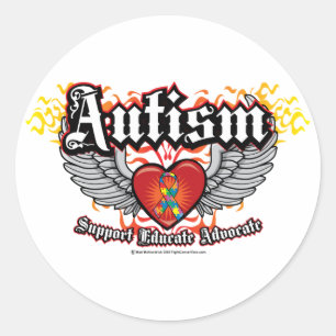 Adesivo Asas do autismo