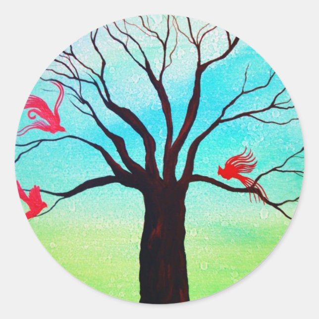 Adesivo Asas vermelhas (Frente)