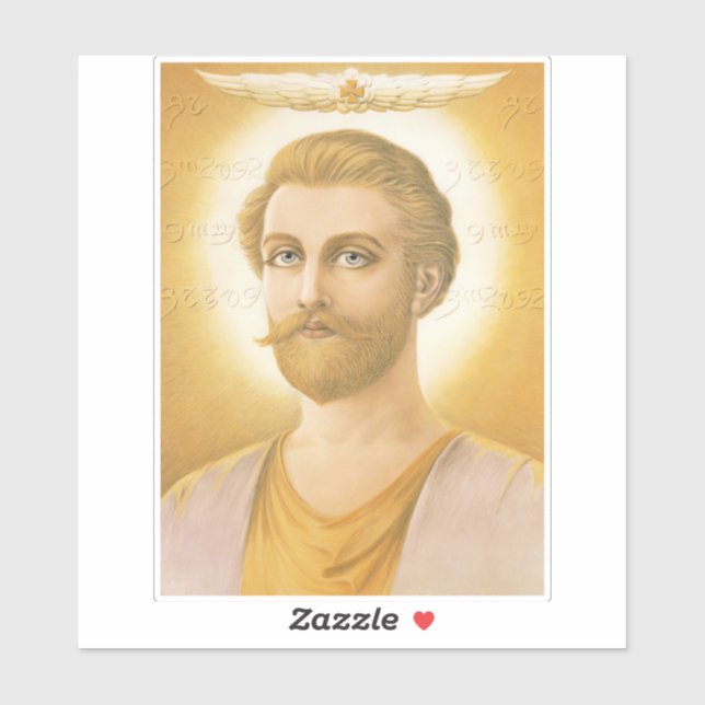 Adesivo Ascended Master Saint Germain (Folha)