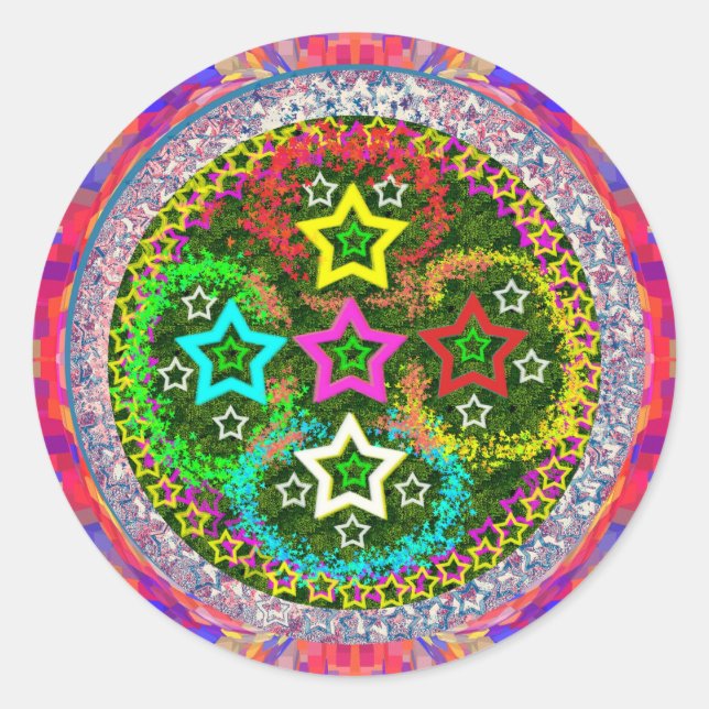 Adesivo ASCENSÃO 5Estrelas - Crianças adoram cinco estrela (Frente)