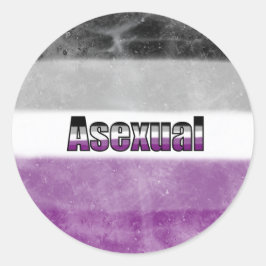 Adesivo Asexual pride flag sticker