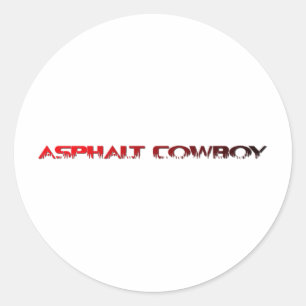 Adesivo Asfalto Cowboy Vermelho Linha 1