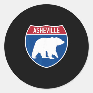 Adesivo Asheville Carolina do Norte Nc Rodovia Interestadu