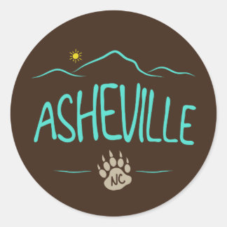 Adesivo Asheville, NC Sticker