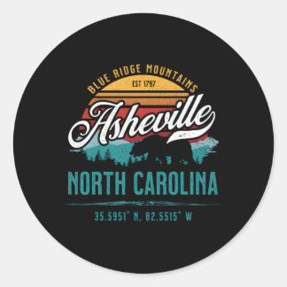 Adesivo Asheville North Carolina Blue Ridge Mounties