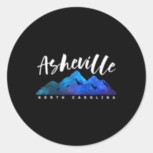 Adesivo Asheville North Carolina Camping Hiking Skiking Fa