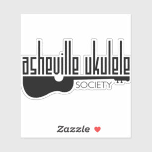 Adesivo Asheville Ukulele Society Sticker