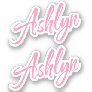 Adesivo Ashlyn Decorative Name (Nome decorativo Ashlyn) no