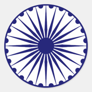 Adesivo Ashoka Chakra, bandeira de India