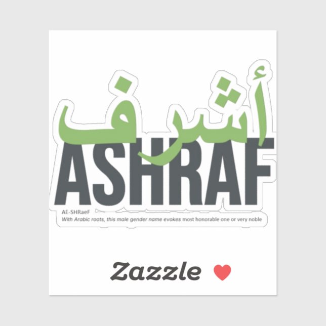 Adesivo Ashraf (Folha)