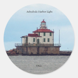 Adesivo Ashtabula Harbor — Vinheta clara