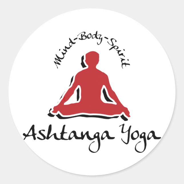 Adesivo Ashtanga Yoga (Frente)