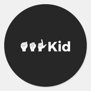 Adesivo Asl American Sign Language