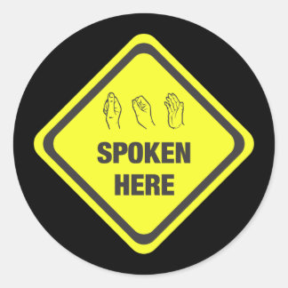 Adesivo ASL Falou aqui