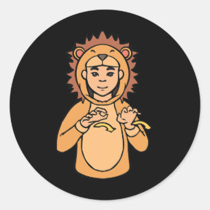 Adesivo Asl Gesture Mão Surdo Ouvindo Perda Consciência