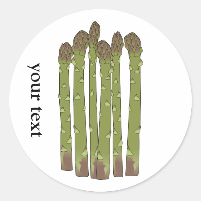 Adesivo Asparagus Spears Vegetais Veggg (Frente)
