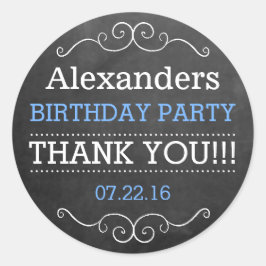 Adesivo Aspecto do quadro chalkboard - Festa de aniversári