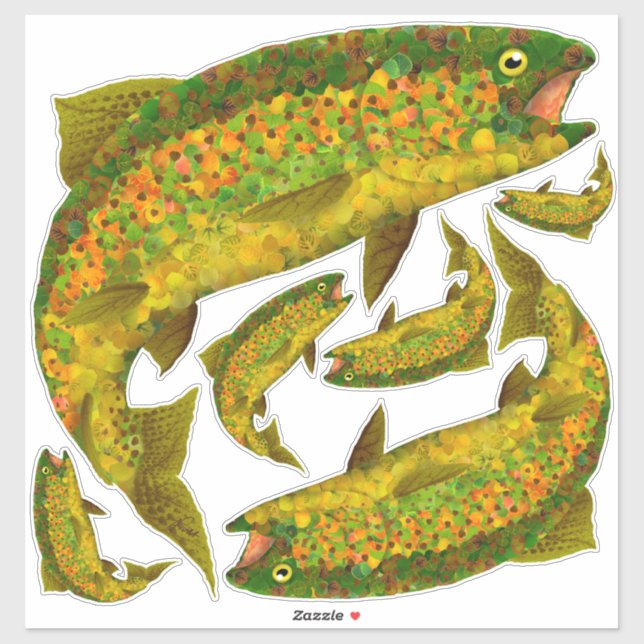 Adesivo Aspen Arco-Íris Folha 3 (Folha)