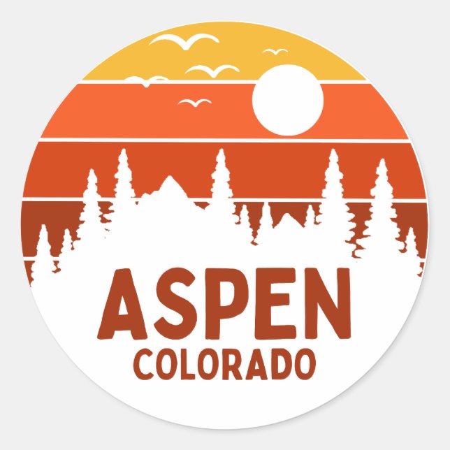 Adesivo Aspen, Colorado (Frente)