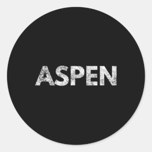 Adesivo Aspen Colorado Skining Snowboard Backcountry