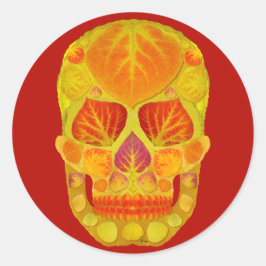 Adesivo Aspen Folha Crânio 13