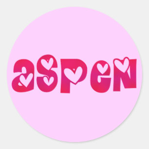 Adesivo Aspen nos corações