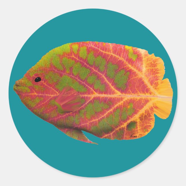 Adesivo Aspen Peixe Tropical 1 (Frente)