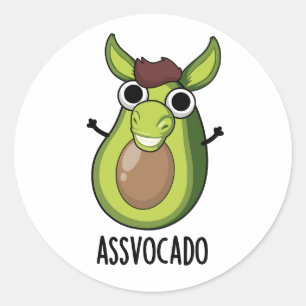 Adesivo Ass-vocado Funny Avocado Pun