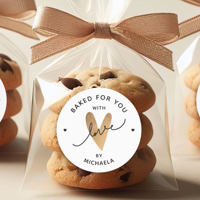 Adesivo Assalto Com Amor, Dourado Presente Personalizado (Criador carregado)