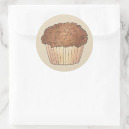 Adesivo Assar de Muffin Fresco de Streusel Crumb Fresco