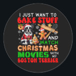 Adesivo Assar E Assista Filmes Xmas Com Meu Boston Te<br><div class="desc">Assar E Assista Filmes Xmas Com O Meu Terrier De Boston</div>