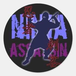 Adesivo Assassino de Ninja