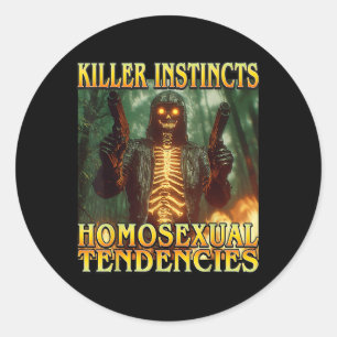 Adesivo Assassino Instala Tendências Homouais - Skelet Eng