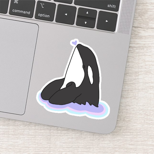 Adesivo Assassino Orca de Baleia (Detalhe)