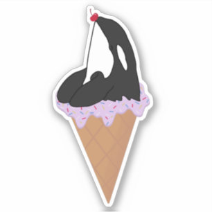 Adesivo Assassino Orca de Baleia