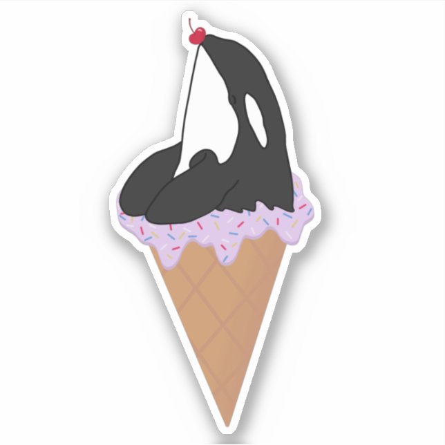 Adesivo Assassino Orca de Baleia (Frente)