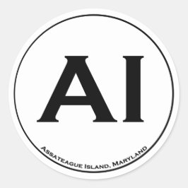 Adesivo Assateague Island Stickers